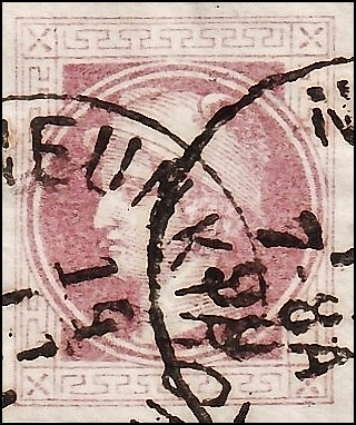 Австрия 1867 год . Меркурий . 001 кр. Каталог 10,0 €.  